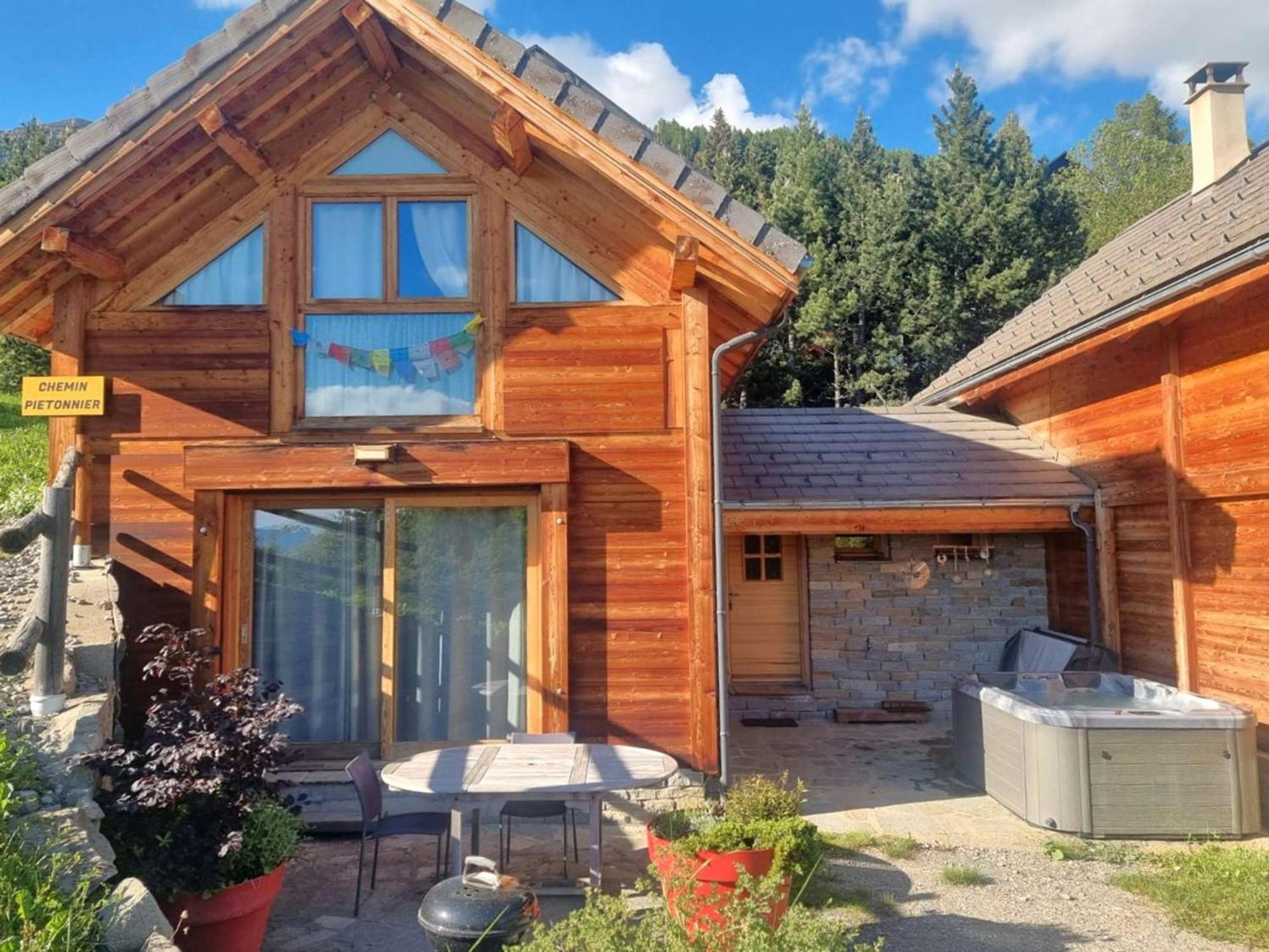 Chalet 6 Pers Avec Spa, Terrasse Plein Sud A Saint-Michel-De-Chaillol - Fr-1-393-22 ภายนอก รูปภาพ