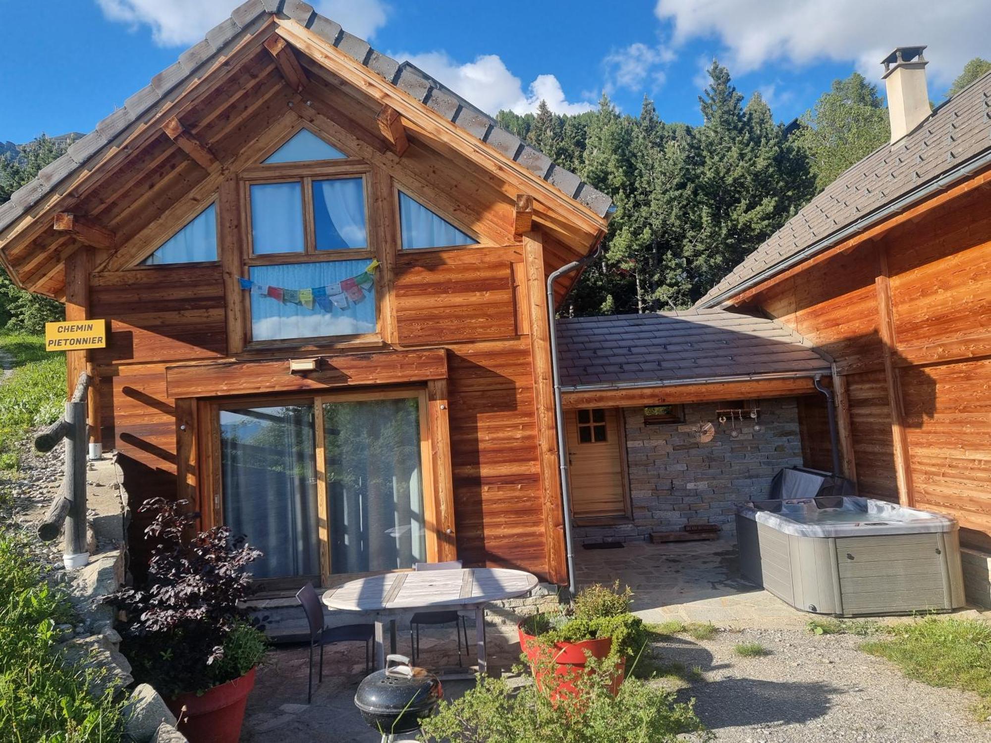 Chalet 6 Pers Avec Spa, Terrasse Plein Sud A Saint-Michel-De-Chaillol - Fr-1-393-22 ห้อง รูปภาพ