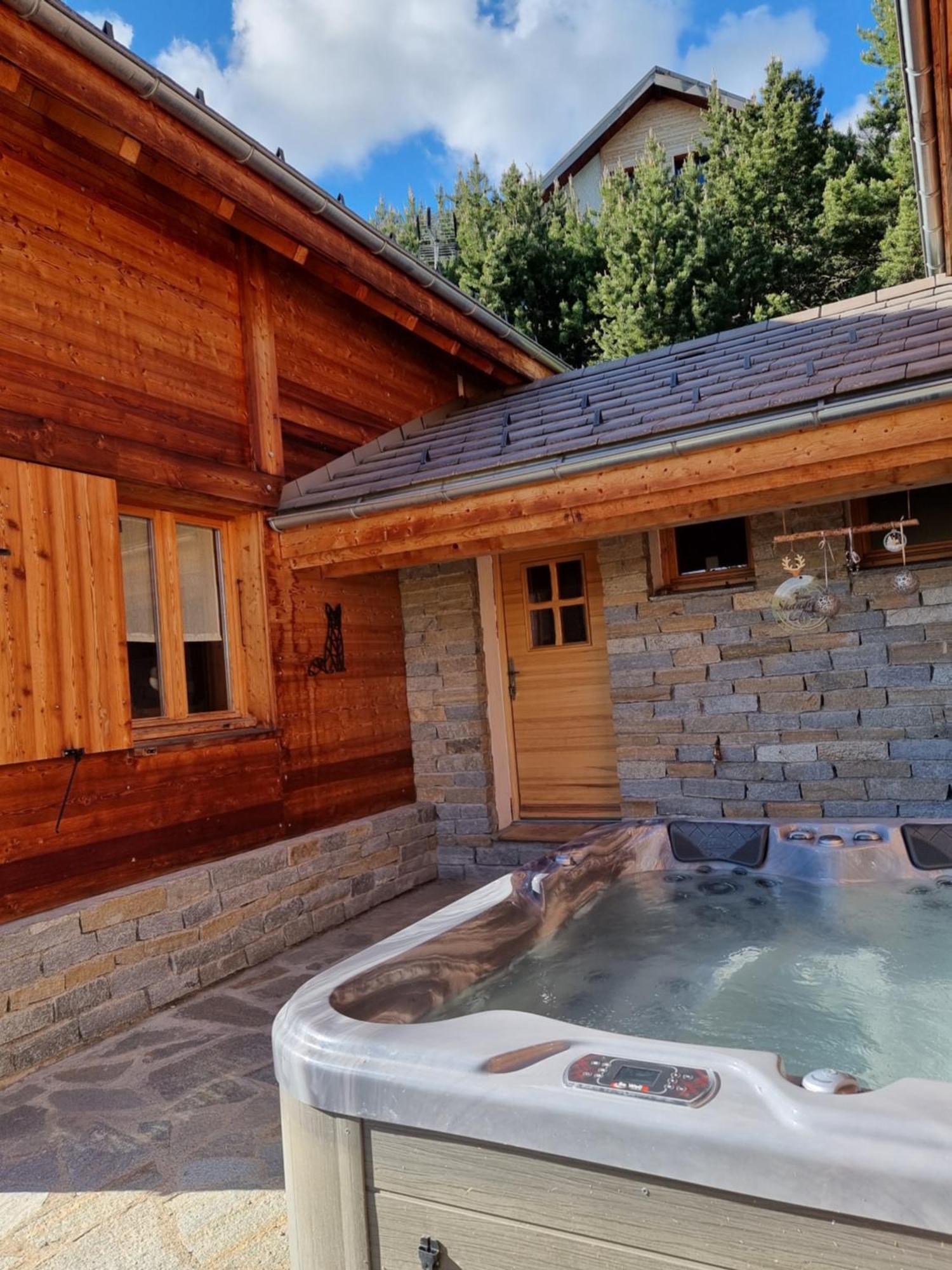 Chalet 6 Pers Avec Spa, Terrasse Plein Sud A Saint-Michel-De-Chaillol - Fr-1-393-22 ภายนอก รูปภาพ