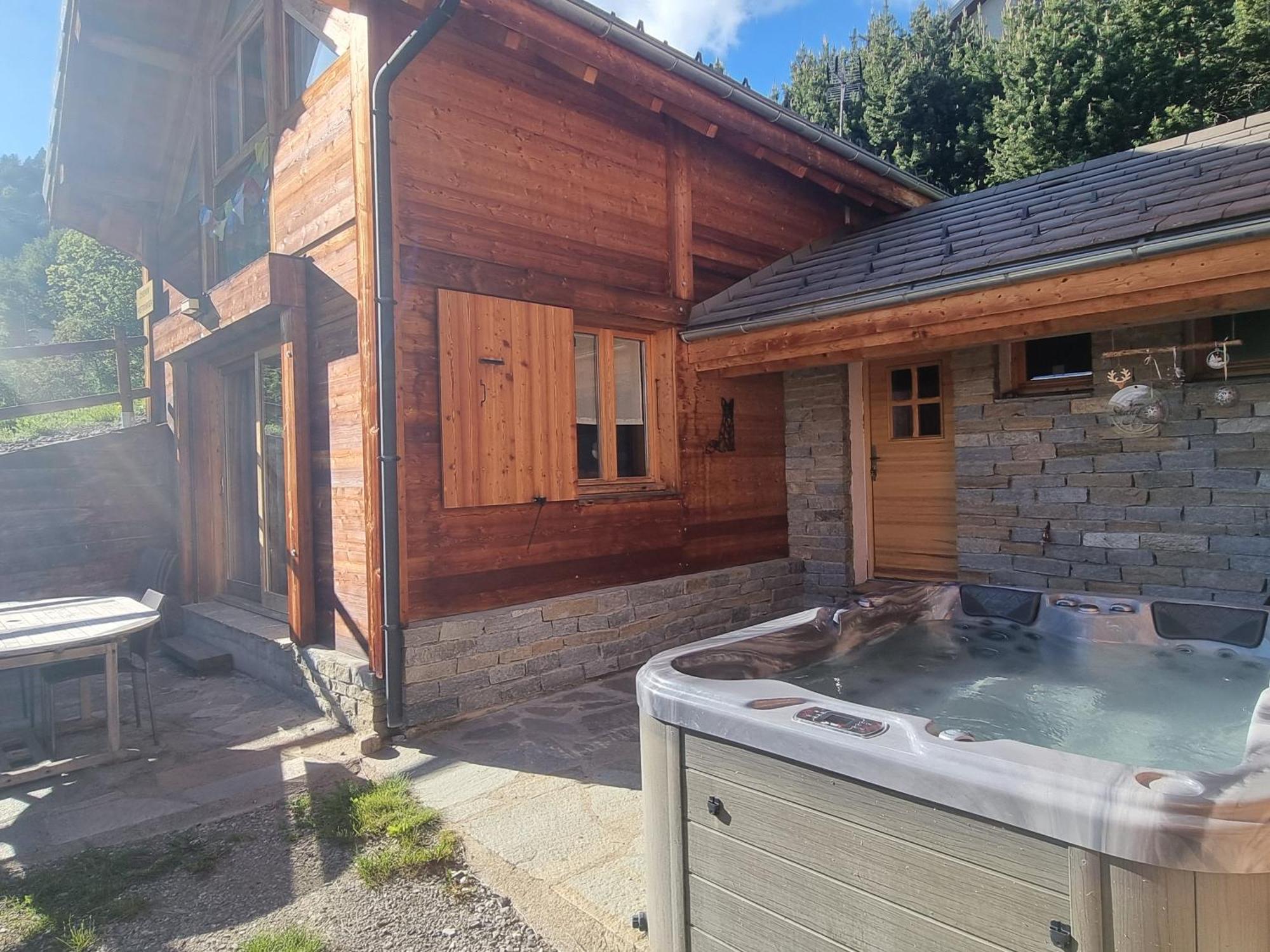 Chalet 6 Pers Avec Spa, Terrasse Plein Sud A Saint-Michel-De-Chaillol - Fr-1-393-22 ภายนอก รูปภาพ