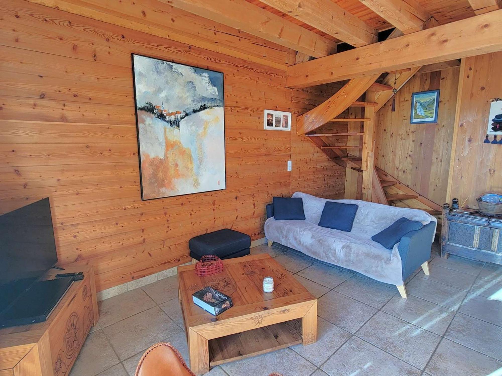 Chalet 6 Pers Avec Spa, Terrasse Plein Sud A Saint-Michel-De-Chaillol - Fr-1-393-22 ภายนอก รูปภาพ