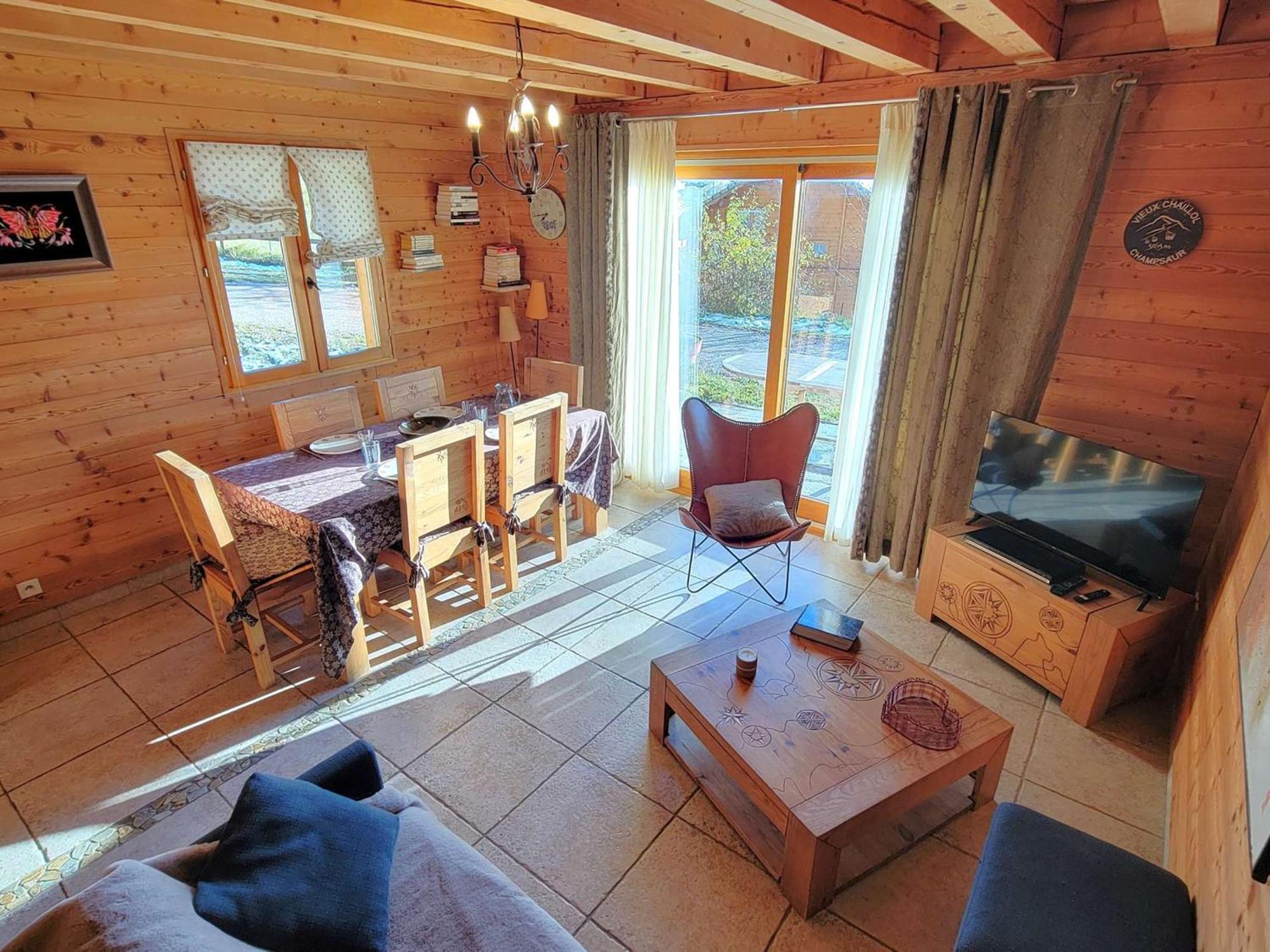 Chalet 6 Pers Avec Spa, Terrasse Plein Sud A Saint-Michel-De-Chaillol - Fr-1-393-22 ภายนอก รูปภาพ