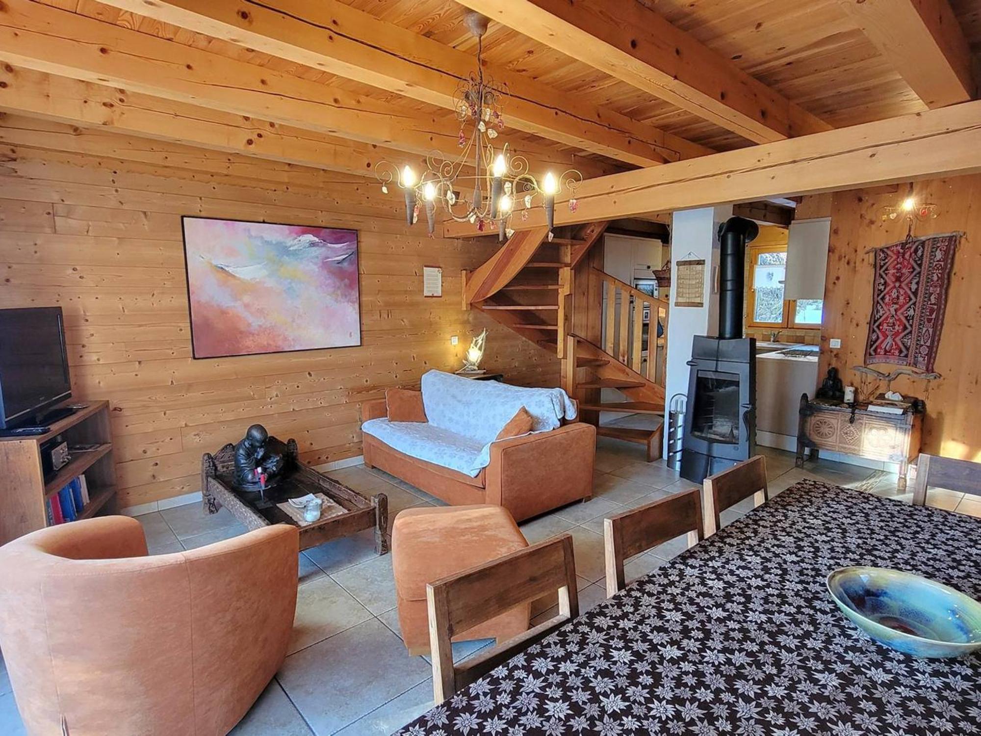 Chalet 6 Pers Avec Spa, Terrasse Plein Sud A Saint-Michel-De-Chaillol - Fr-1-393-22 ภายนอก รูปภาพ